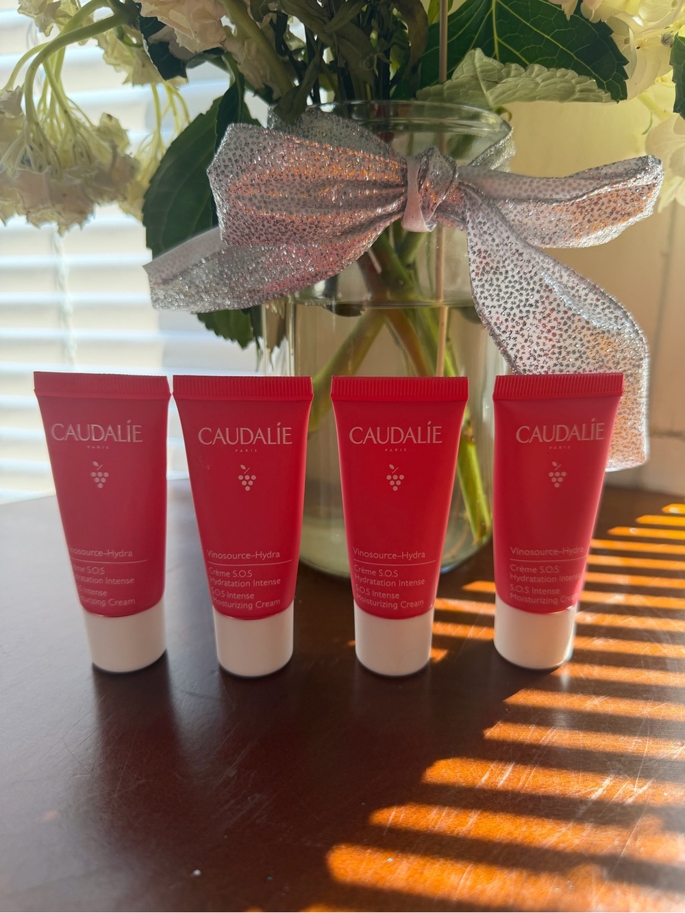 Caudalie Pink Travel-Size Moisturizing Cream Quartet